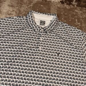 Callaway Polo Shirt Men's 2XL Golf Cart AOP Performance Stretch Golf Opti Dri
